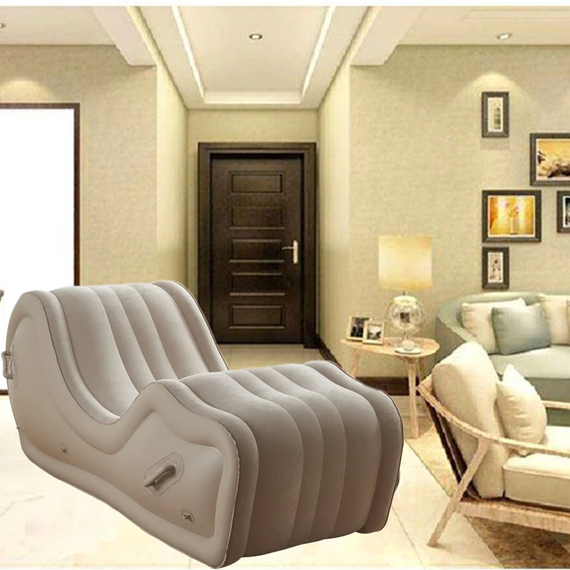 Modern Furniture Inflatable Lazy Sofa Bed Pillow Chair Giant Furniture Living Room Outdoor Sofa Inflatable PVC Sofa Recliner Set