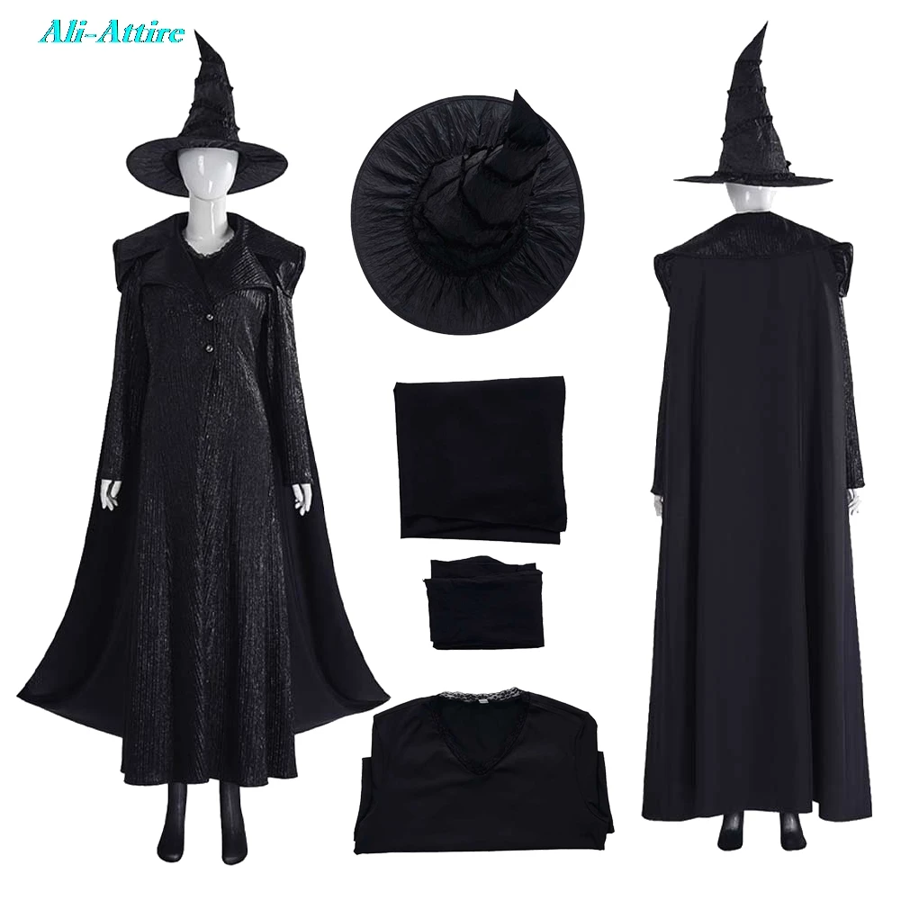 

2025 фильм злой Косплей Эльфаба плащ пальто ткань для женщин взрослых вечерние маскировка ролевая игра костюм на Хэллоуин карнавальный наряд костюмы