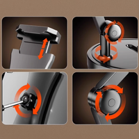 Adjustable Height Telescopic Phone Stand 360° Rotate Portable Tablet Stand Universal Stable Base Desktop Phone Holder