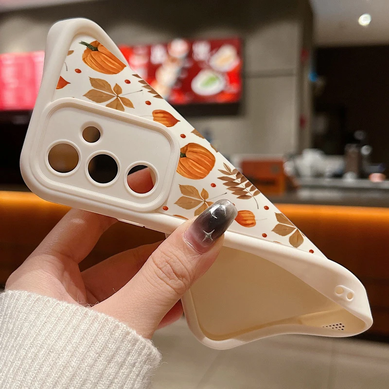 Autumn Maple Leaf Pattern Phone Case For Samsung Galaxy A56 A16 A26 A17 A15 A55 A54 S25 S24 FE S23 S22 Ultra S25 Edge Soft Cover