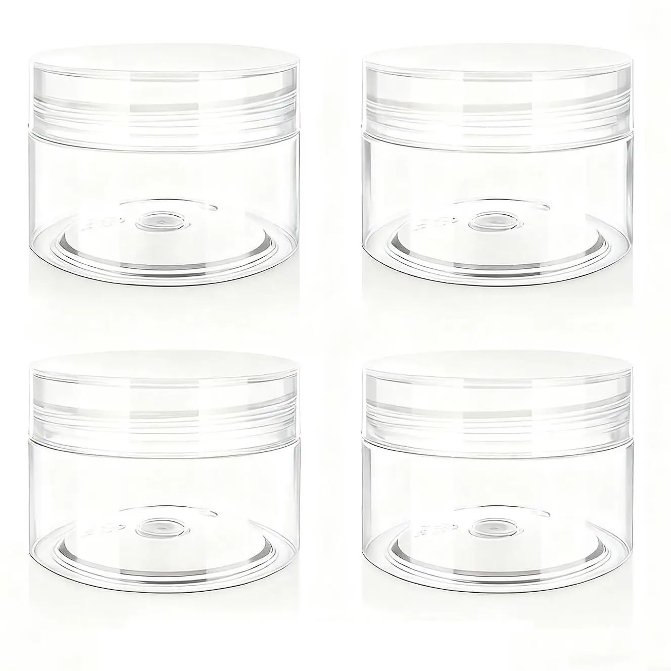 4 Leak-Proof Containers for 1 Ounce (30ml) Travel Face Cream
