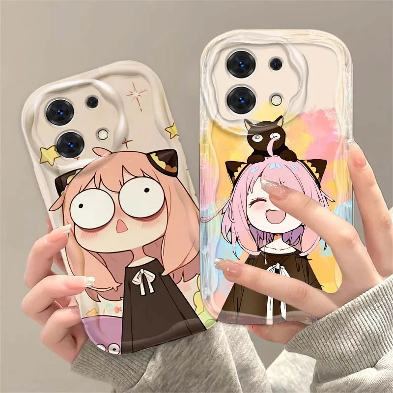 

SPY x FAMILY Anya Kawaii Vivid Phone Case For Xiaomi Redmi 9T 9A 9 9C 10 10C 12 13 13C 14C A2 A1 Plus K30 K40 K60 5G Wave Oil