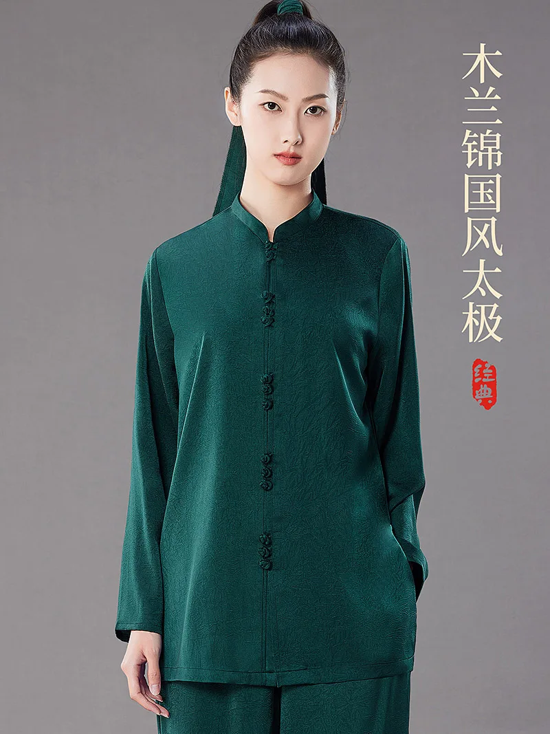 Women's Tai Chi Suit New Arrival 2026 Summer Baduanjin Martial Arts Training Wear Neo-Chinese Style for Adults