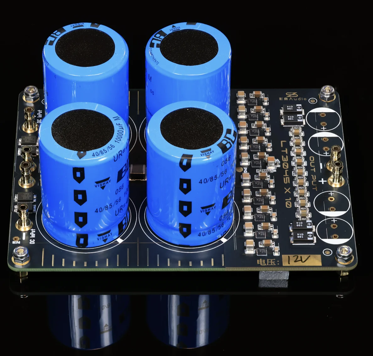 5A Ten Parallel LT3045 Linear Power Board DC Stabilized Power Supply PC-B Low Ripple Ultra High PSRR