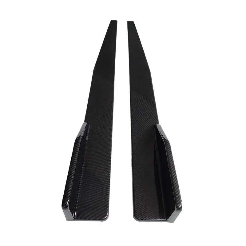 car accessories Side Skirts Universal kit Car Two-Color Glossy/matte Black Side Bumper Modific