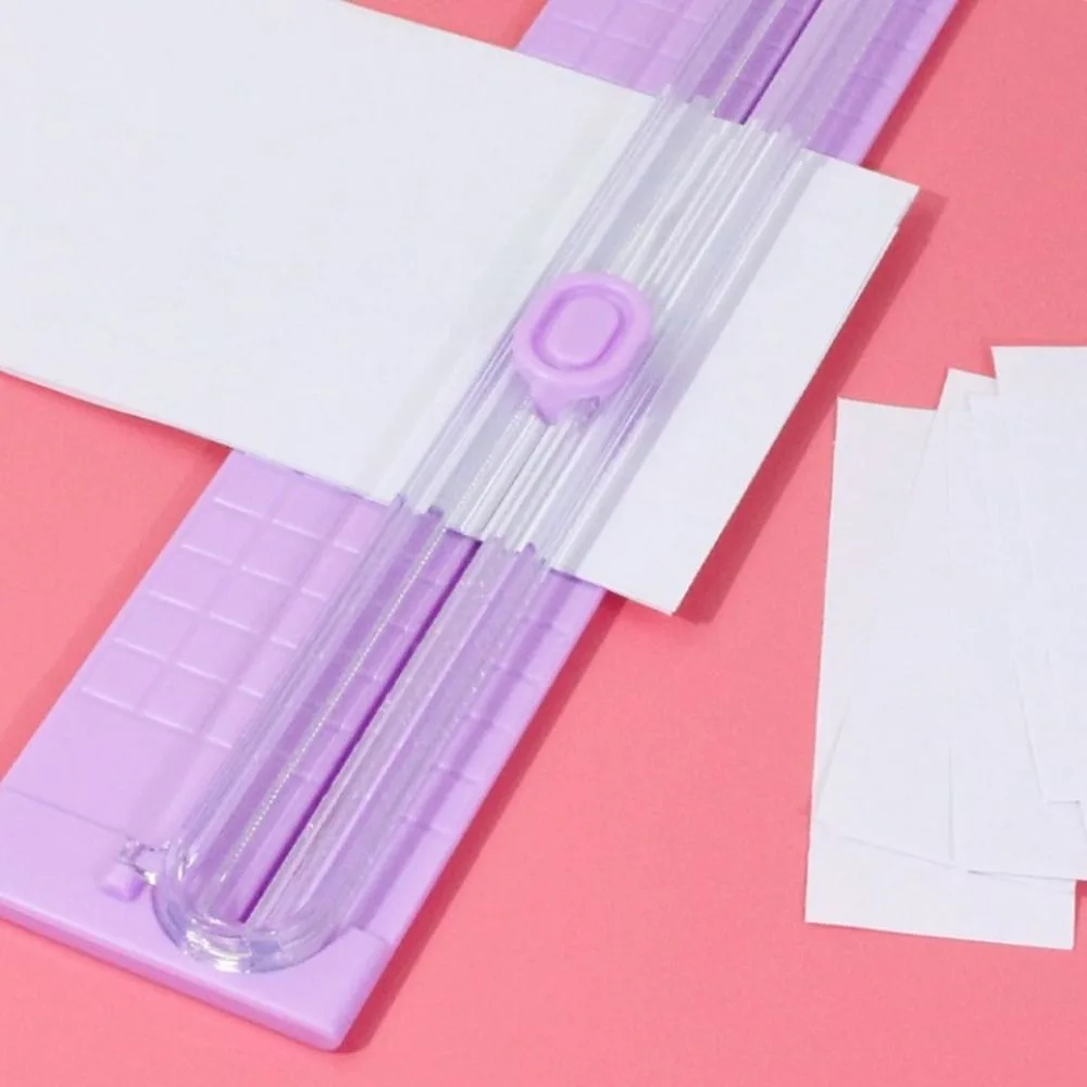 Herramienta de álbum de recortes, tarjetas de papel, cortador de papel fotográfico, manualidades portátiles, recortador de papel seguro, herramienta de corte de papel DIY, cartulina