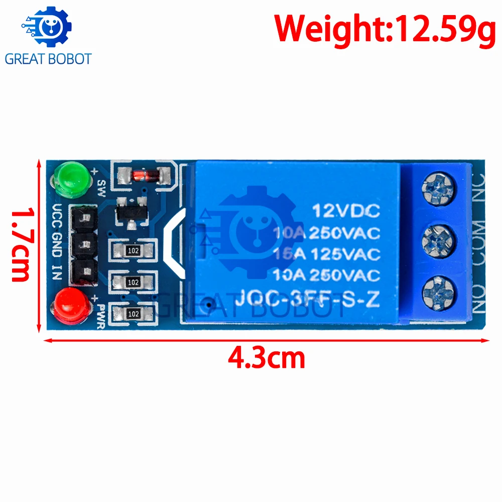 Optocoupler Isolated 1/2/4/8 Channel Relay Module: BS 5V/12V for Arduino-Compatible Projects