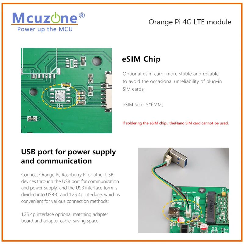Imagem -03 - Laranja pi 4g Módulo Lte Cat4 Me909s821ap v2 Eg25-g Fibocom Qualcomm Gnss Esim Driver Livre Ubuntu Debian Raspberrypi