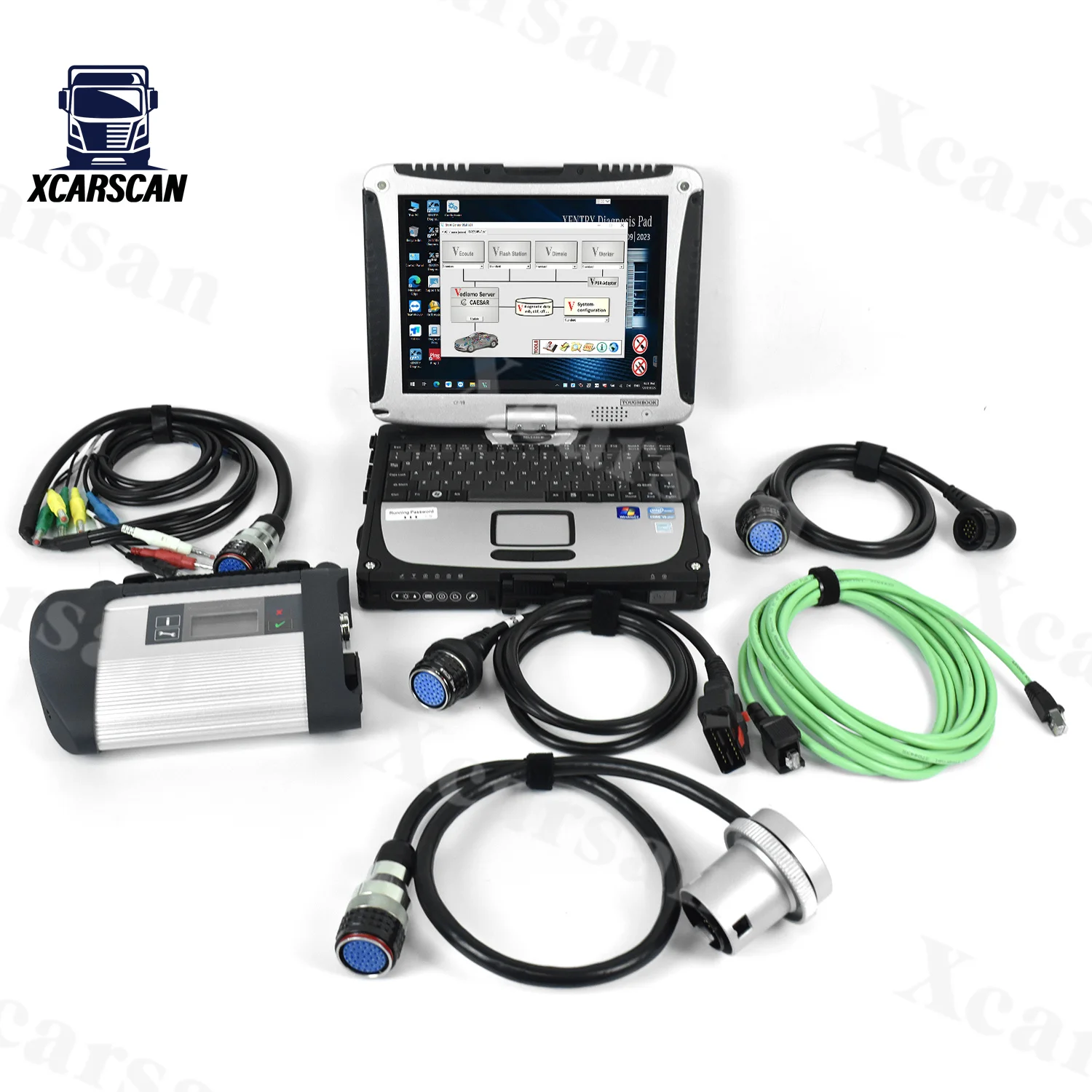 CF19 Laptop A+ for Mb Star C4 Star Diagnosis for benz C4 Sd Connect Multiplexer Car Diagnostic Tool OBD2 Scanner