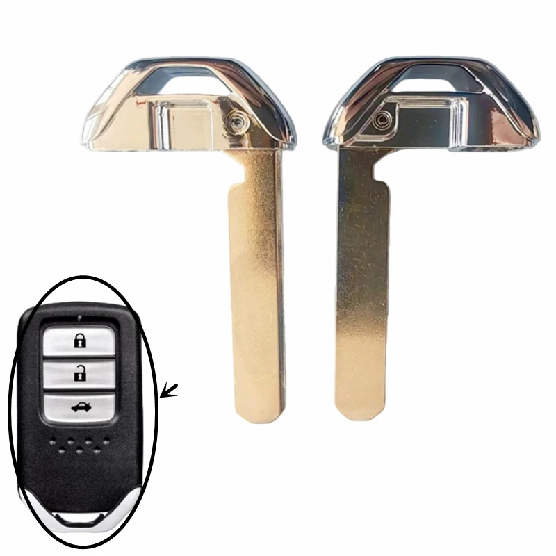

OEM 10Pcs Smart Key Blank Emergency Uncut Blank Replacement Remote Key Blade For Honda Accord CRV Civic