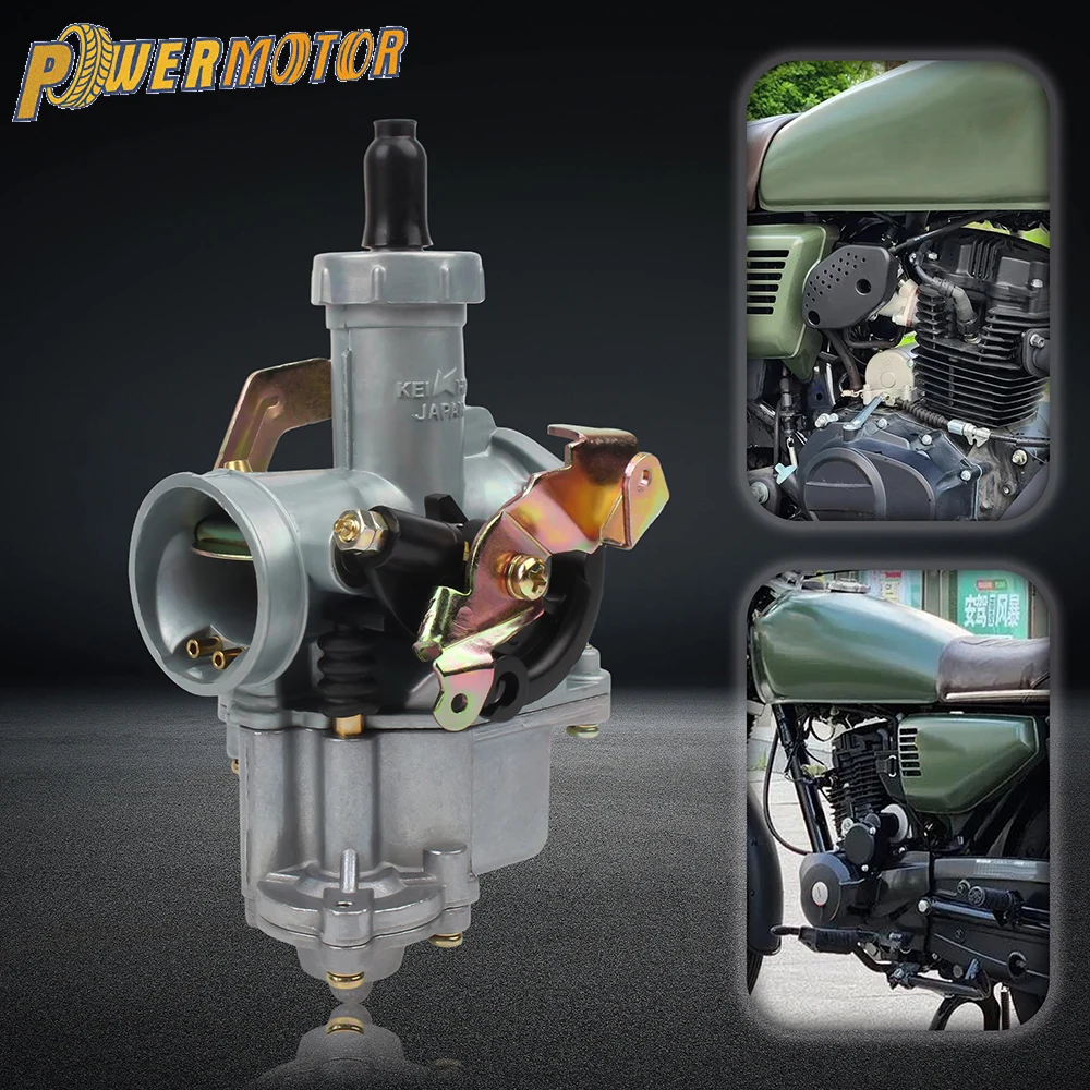PZ27 Motorcycles Accelerator Pump Carburetor For CG125 CG150 CG200 TR250 175CC 200cc 250c TXM155 ATC200X AKT150 ATV  Dirt Bike