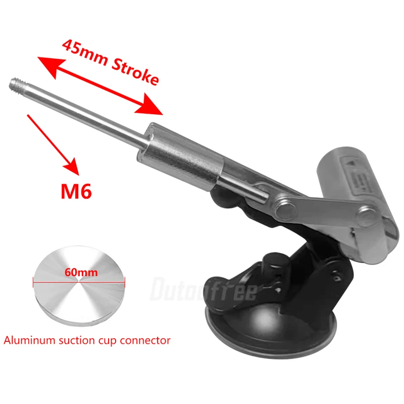 39mm 45mm corsa Mini attuatore lineare telescopico 60mm piastra in alluminio 3V-24V meccanismo alternativo a velocità regolabile