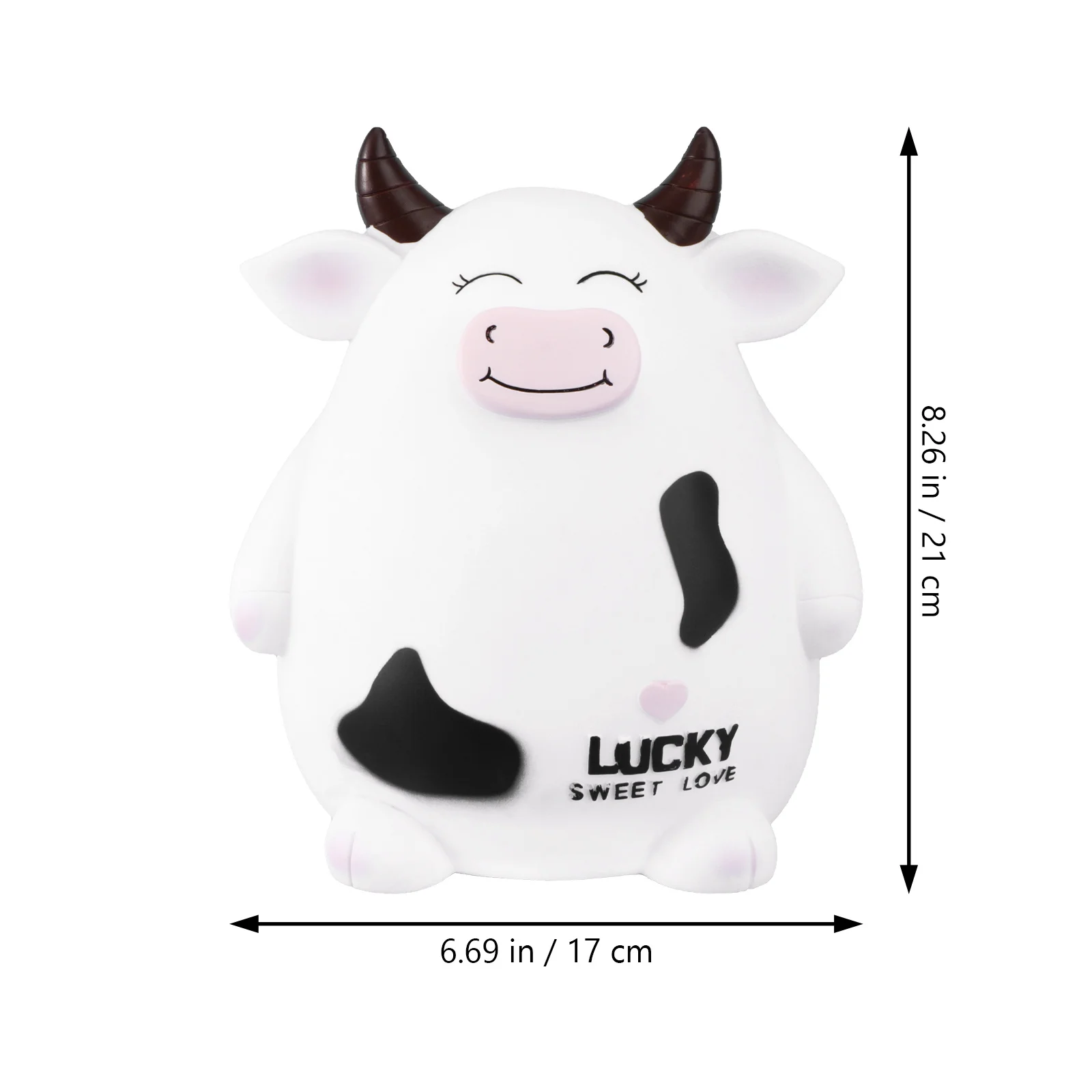 1Pcs Cow Saving Pot Lovely Creative Kids Money Bank Desktop Decoration Small Change Container Birthday Gift Small Saving Pot