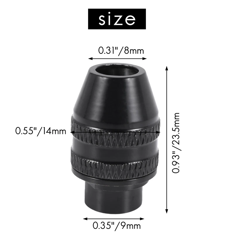 Универсальный Зажимной патрон Dremel 4486, 3000, 4000, 7700, 3 шт.