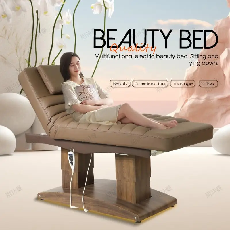 

Adjustable Electric Beauty Bed Eyelash Picking Ear Pattern Embroidery Lifting Massage Massage Treatment Bed