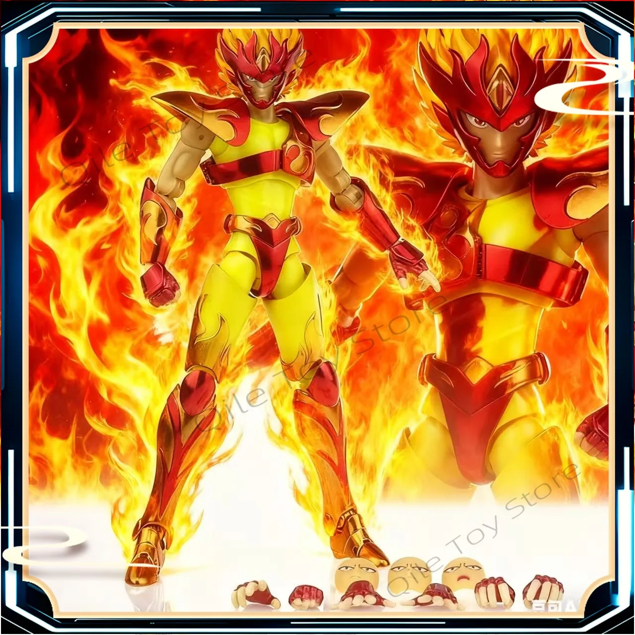 

In Stock MST Flame Saint Heat Warrior Saint Seiya EX Myth Collectible Toy Model Movable Action Figure Collection Gift