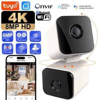 TUYA 4K Dual Lens WiFi Security Camera Indoor HD 8MP Dual Screen IP PTZ Camera Wireless Auto Tracking CCTV Video Surveillance