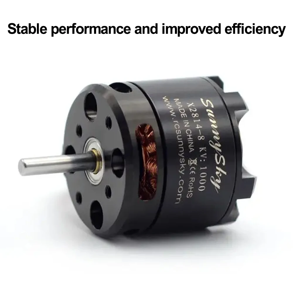 Motor sin Escobillas SunnySky X2814 II Outrunner 900KV 1000KV con Rotor Externo para Aeronaves RC, Quadcopter, Helicóptero