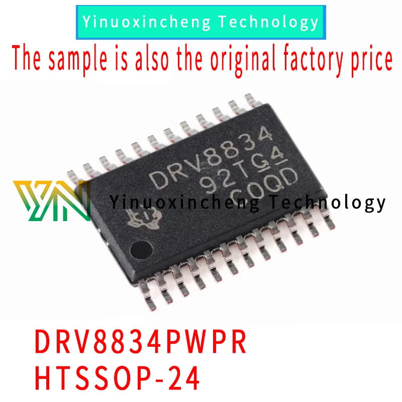 

2PCS/LOT Original DRV8834PWPR DRV8834 HTSSOP-24 Dual H-Bridge Stepper Motor Driver Chip