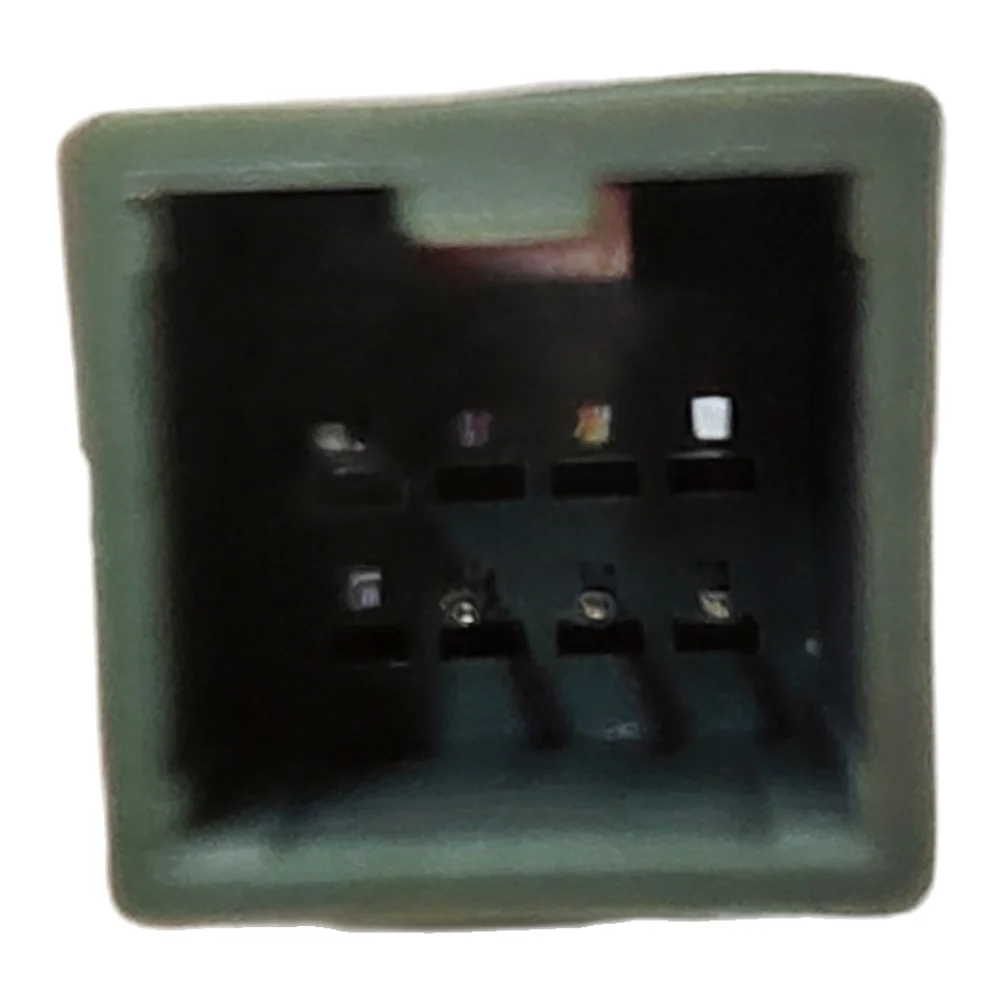 Car Installation 8Pin Socket 8-pin Video Adapter Wear-Resistant Design Practical Installation Voltage Compatibility 12V