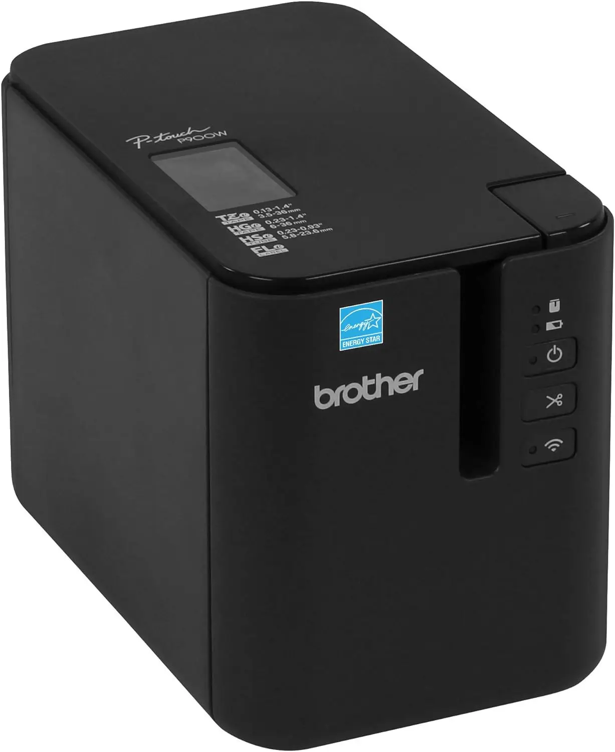 Brother P-Touch PT-P900 Industrial High Resolution Laminate Label Printer, Up to 36mm Labels, 360 dpi, 3.1 IPS, Standard USB 2.0