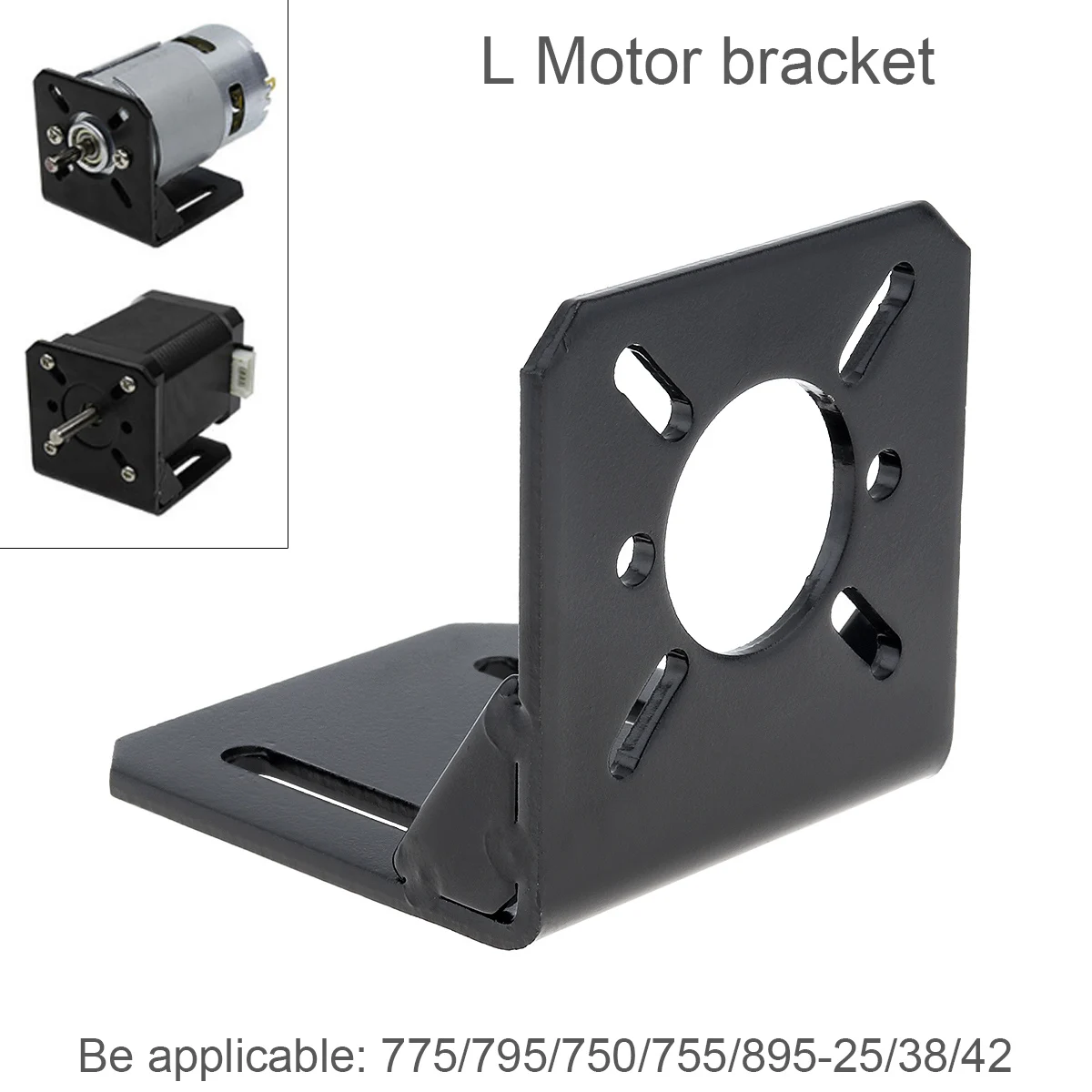 750/755/795/895 Motor Mount Bracket Stainless Universal Straight Fixing Mount Shelf for DC Motor 28/35/42 Stepper Motor