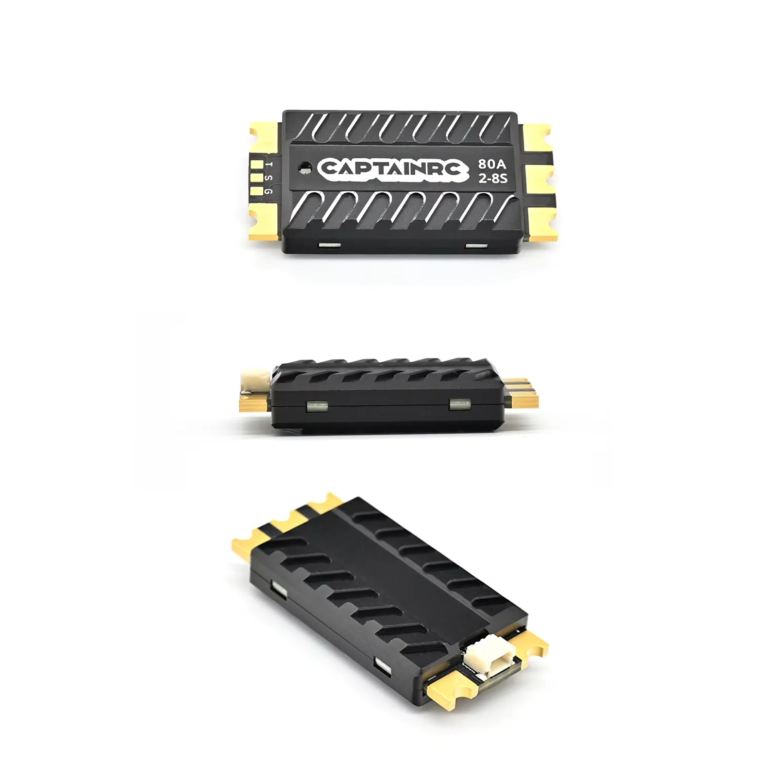 CaptainRC 80A 2-8S High Power Brushless ESC AM32 Firmware Speed Controller for FPV RC Racing and Long Range Drone Multicopter an
