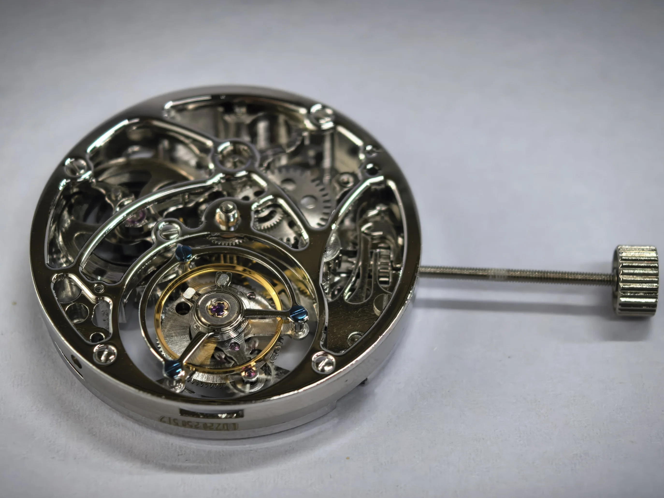 SEAKOSS Skeleton Mechanical Hand Wind Tourbillon Movement 28800Hz/Hr Suitable for Men's Tourbillon Watch Installation