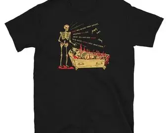 تي شيرت جديد فضفاض ومريح من القطن الخالص بأكمام قصيرة مع أنماط طباعة مضحكة ومتفجرة للرجال والنساء