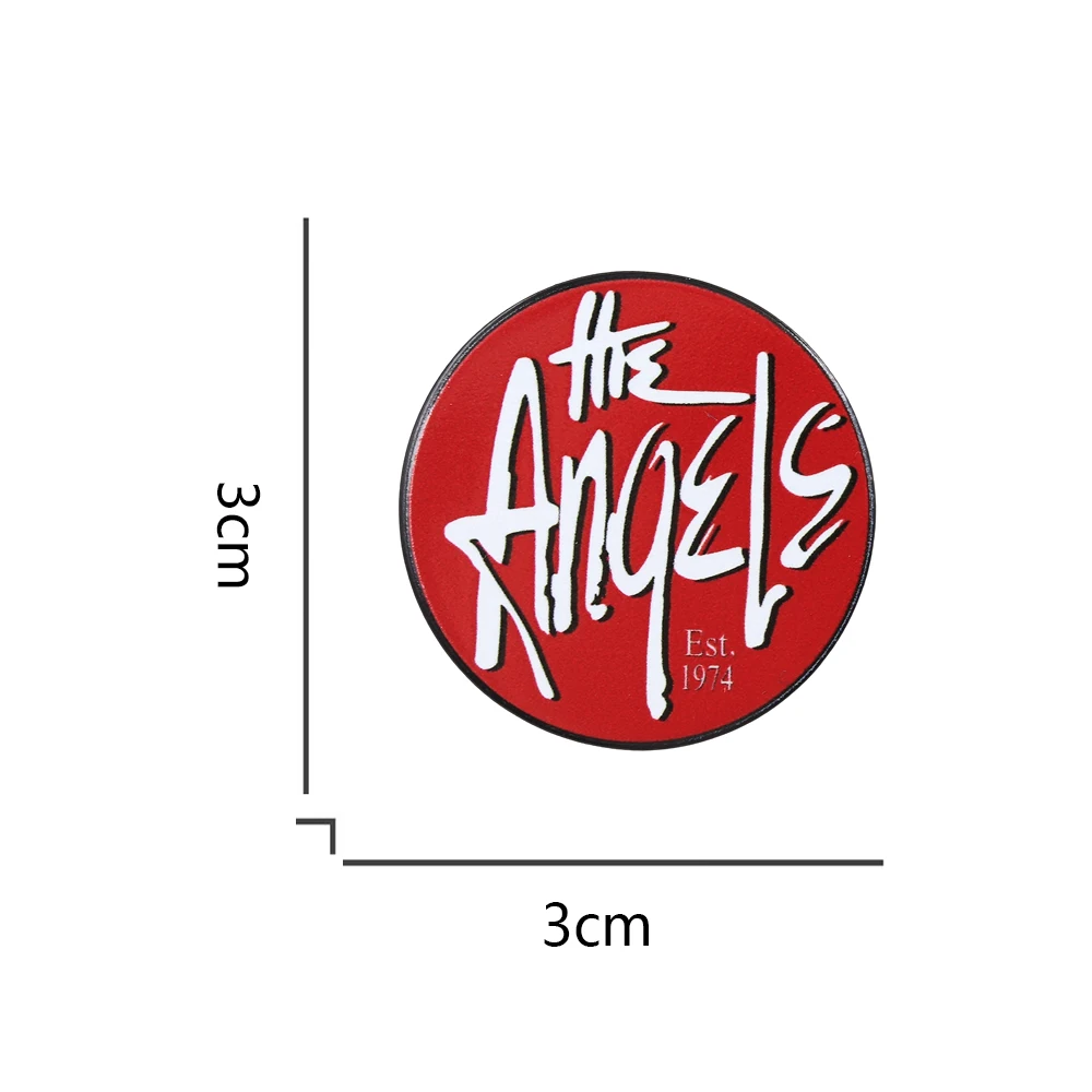 Rock Band Logo Badge Hip-Hop Punk Music Peripheral Lapel Pin Fashion Button Brooch Novelty Fun Backpack Decorative #2