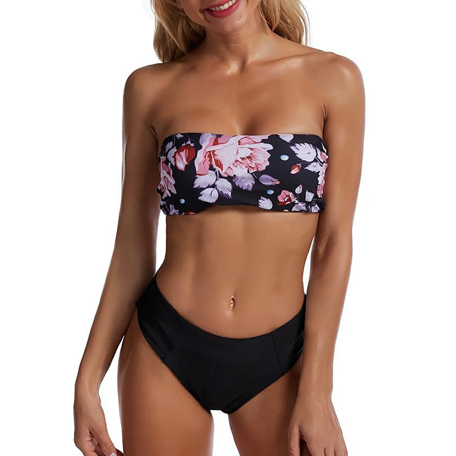 Dames 2 Delige Badpakken Ring Bikini Set Met Cover Up Rok Beugel Badpakken Voor Dames Twee Stukken