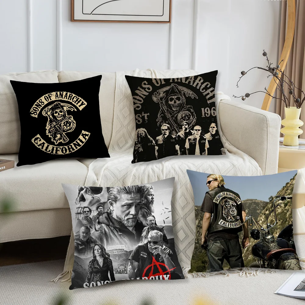 Quente tv s-sons de a-narchy fronha sala de estar sofá capa de almofada adequada para casa quarto decoração