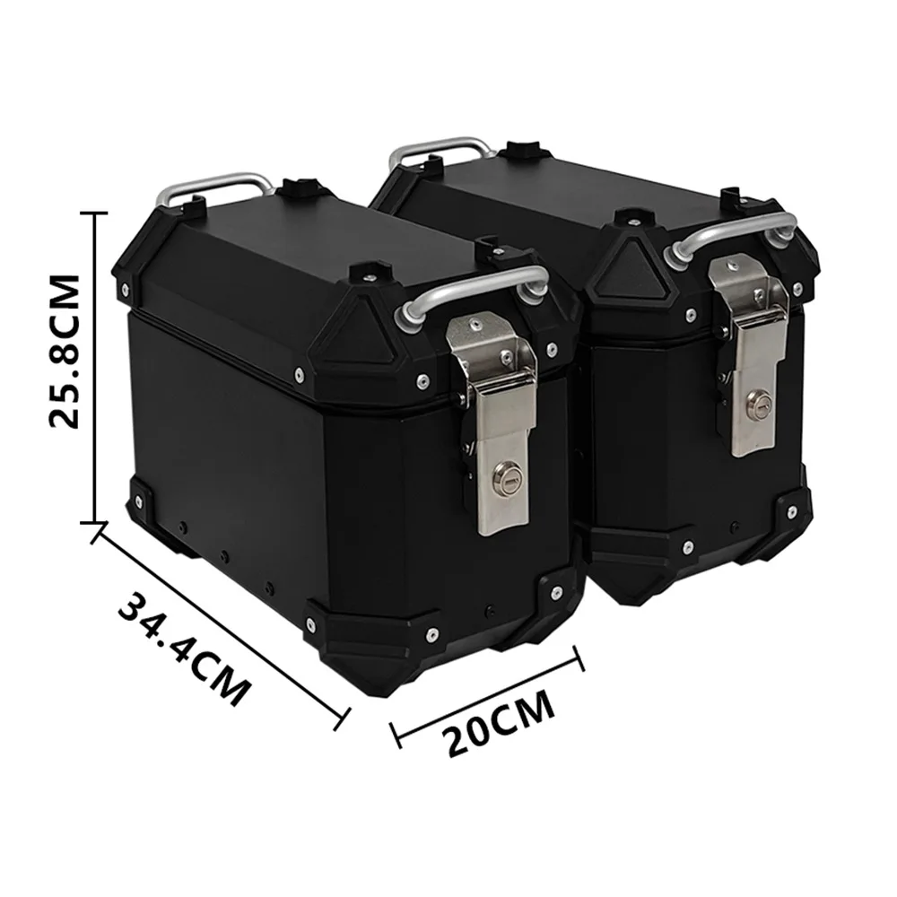 OEM High Quality 16L 25L Motorcycle Side Box Small Capacity Light Weight Aluminum Alloy Motorcycle Tail Box