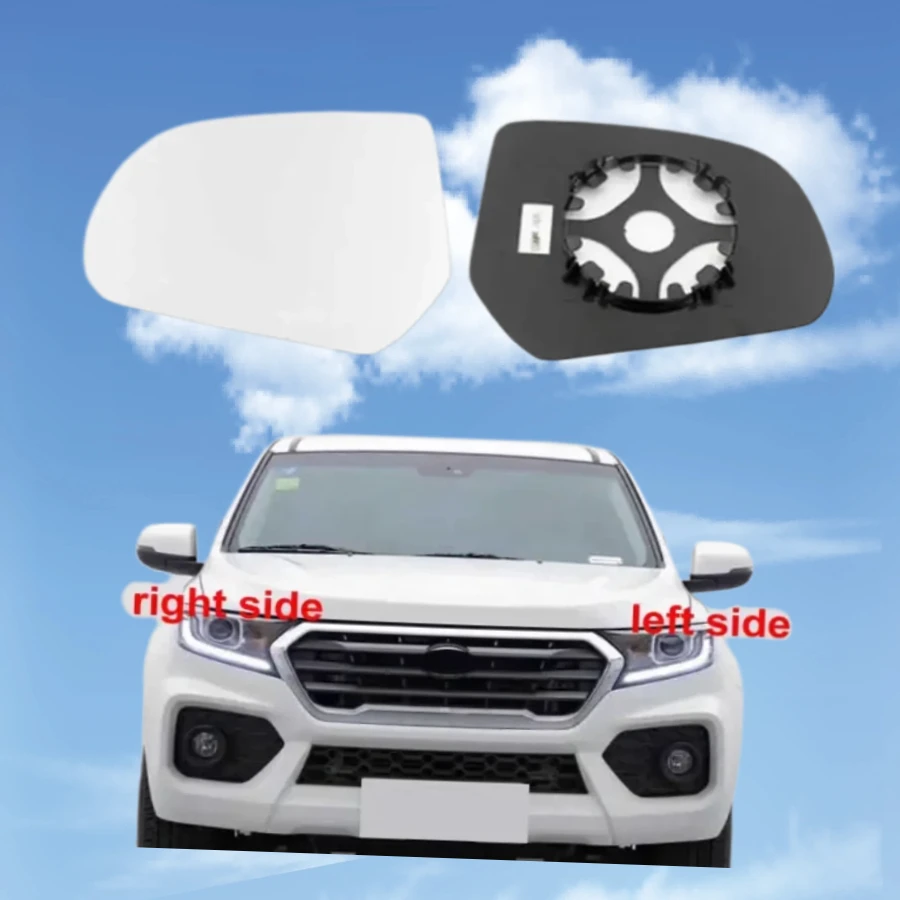

For Great Wall Pickup Wingle 7 2018 2019 Outer Rearview Side Mirrors Lens Door Wing Rear View Mirror Glass with Heating