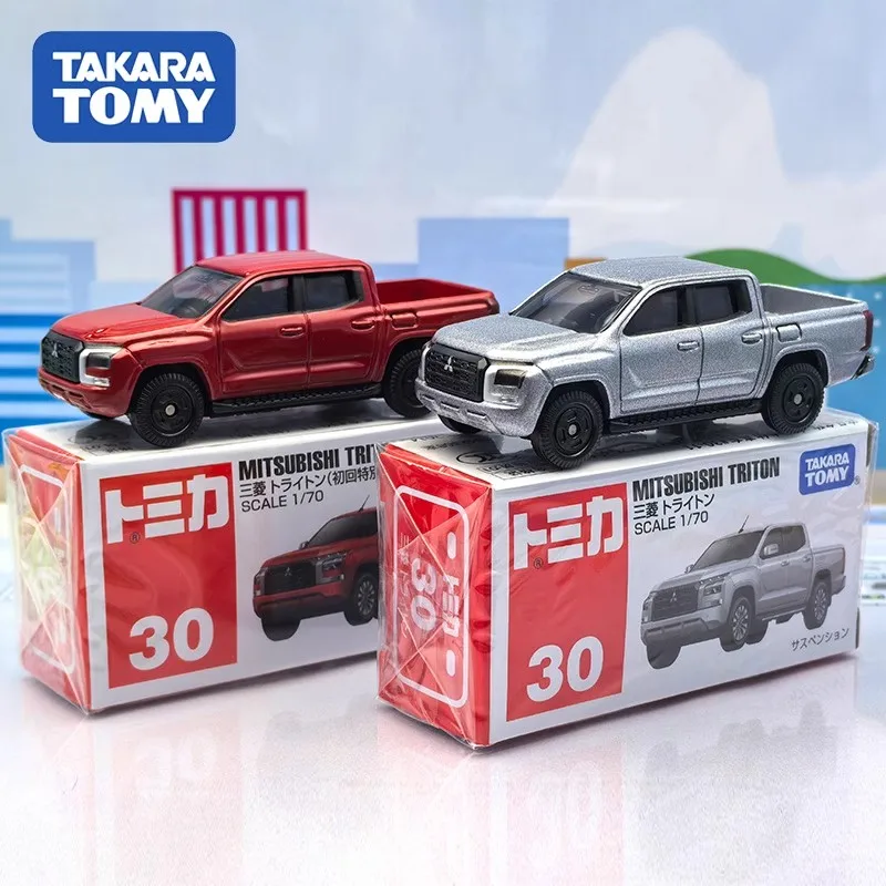 

Takara Tomy Tomica No. 30 Mitsubishi Triton (First Edition Edition) Alloy Diecast Model Replica Series Children Gifts Boy Toys