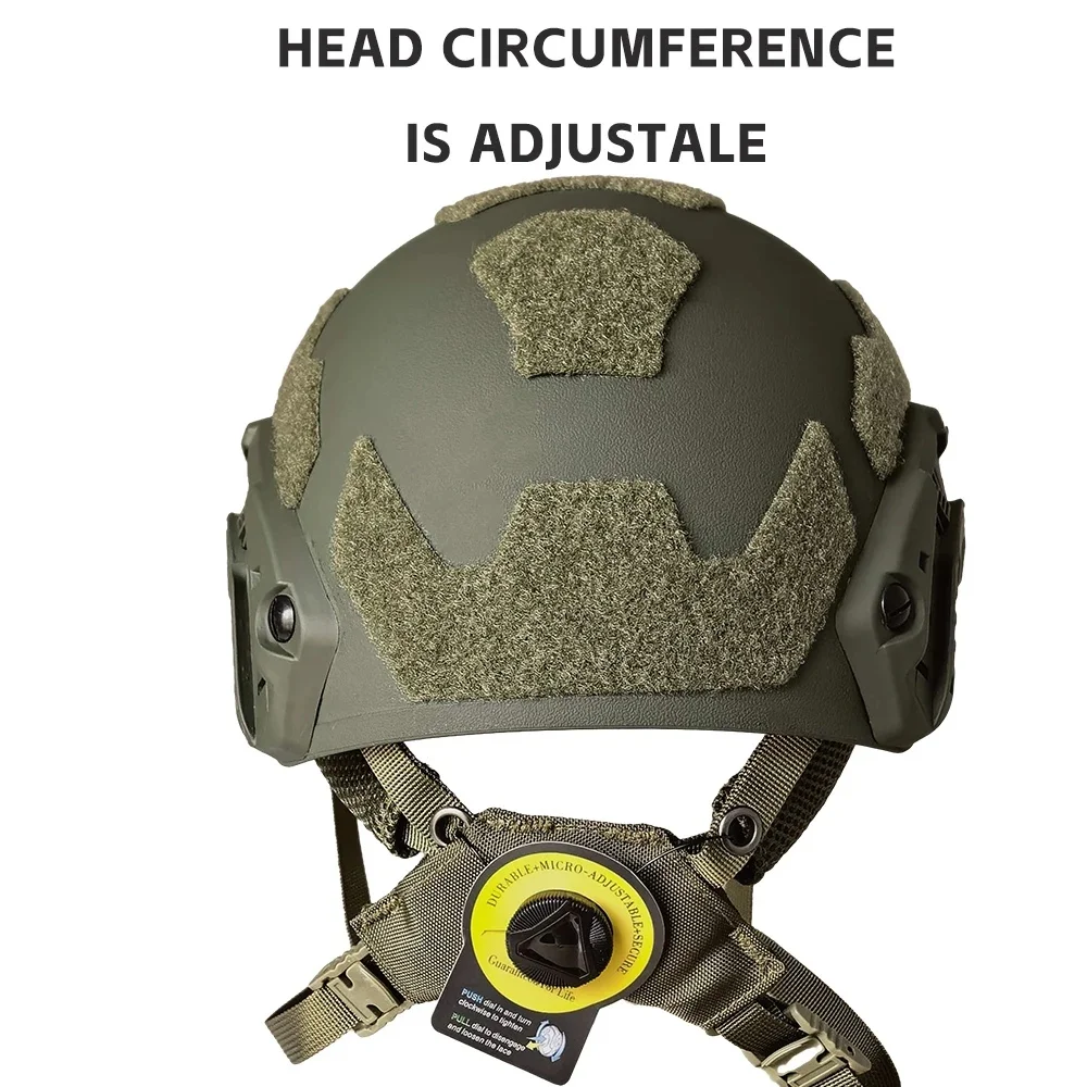 Casco táctico BOOIU FAST SF ligero ABS con suspensión Wendy