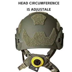 Casco táctico BOOIU FAST SF ligero ABS con suspensión Wendy