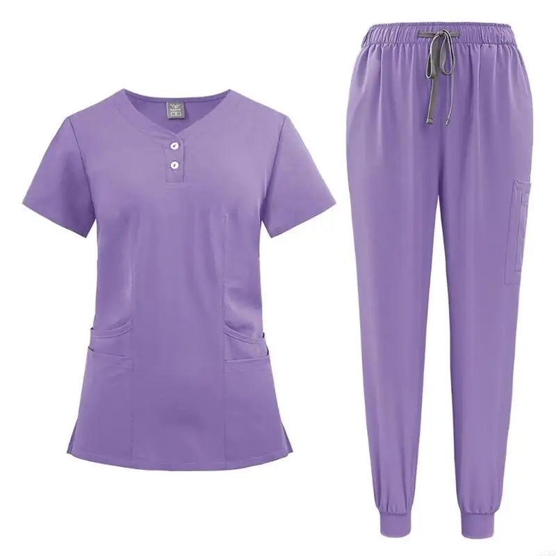 Women's nursing uniform with elastic quick-drying uniform suit
