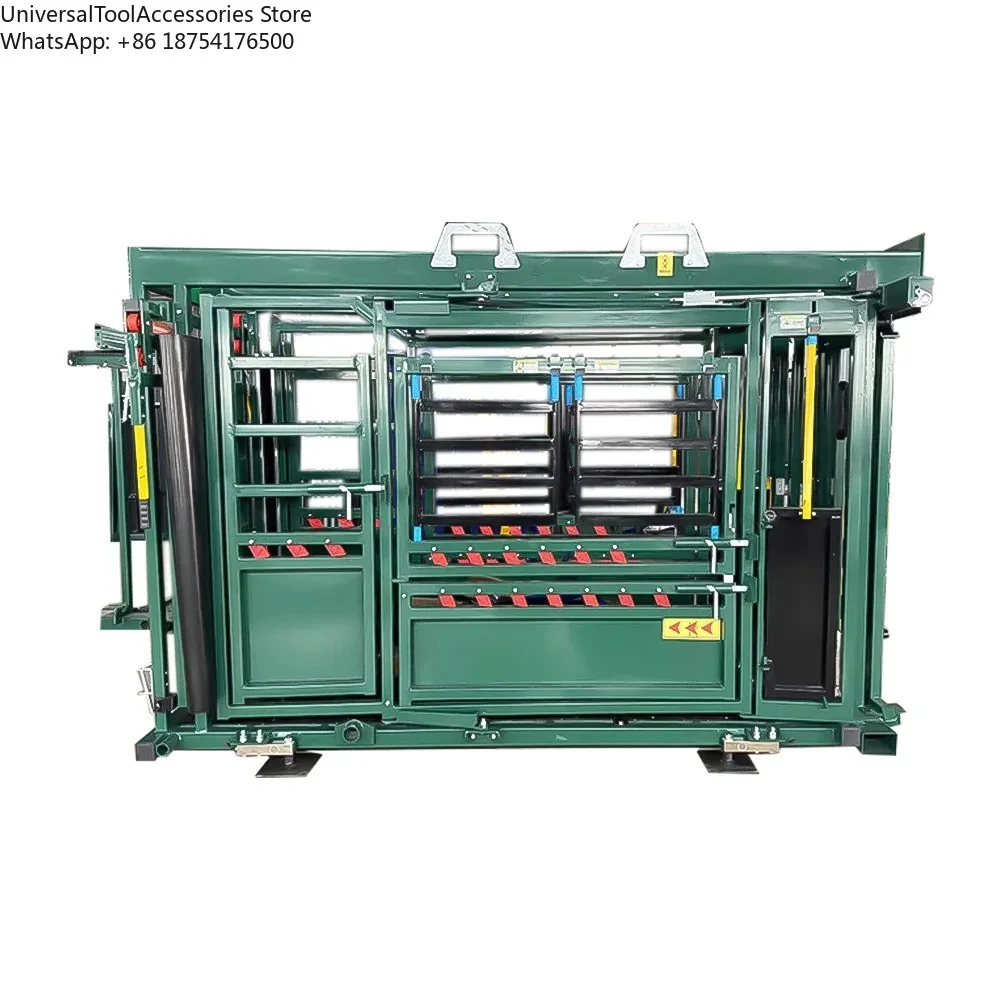 Fully Automatic Galvanized Crush Head Stand Weighing Scale New Farm Cattle Squeeze Chute Equipment for Cow