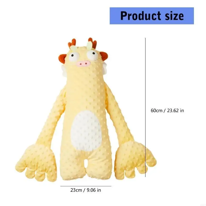 

16FE Mood Soothing Toy Baby Exhaust Pillow Infant Pacify Hand Prevent Flatulence