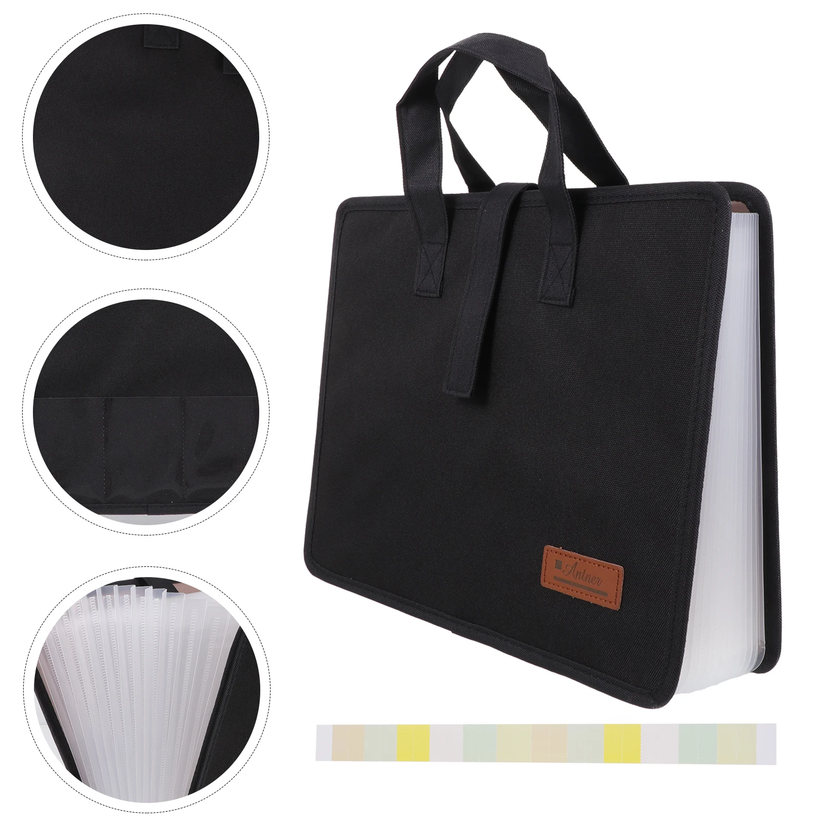 Многослойная папка для файлов с 13 карманами, водонепроницаемый органайзер для документов, расширяющаяся сумка для хранения документов, купонов, живописи, работы формата А4