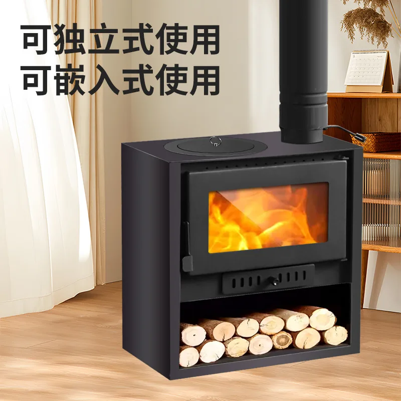 الحطب المنزلي والفحم مدفأة مزدوجة الغرض موقد تسخين سميك مدفأة حريق حقيقية الحطب الحطب فيلا B & B Ind #3