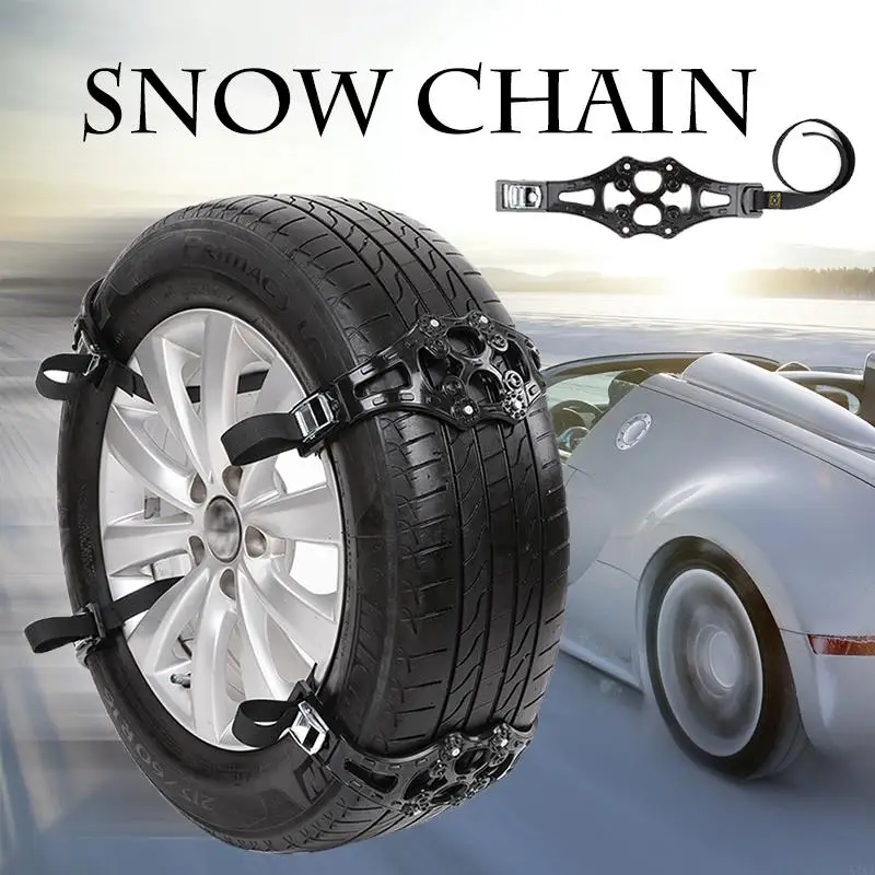 

57BA 1 Pc Easy Installation Simple Winter Truck Car Snow Chain Tire Anti-skid Belt