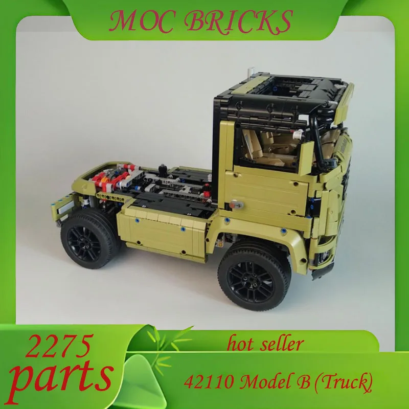 ชุดประกอบรถบรรทุก MOC 42110 รุ่น B แบบปรับแต่งได้ 2275 ชิ้น  รถบรรทุกกลไก  ของเล่นเสริมทักษะ  ตัวต่อ DIY ของขวัญวันเกิด