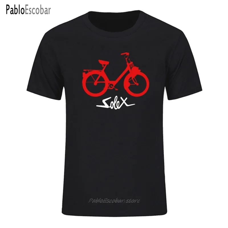 Heißer Verkauf neue Männer lustige Solex-Druck T-Shirt Kurzarm o Hals Baumwolle Männer Mode T-Shirt plus Größe xs-3xl