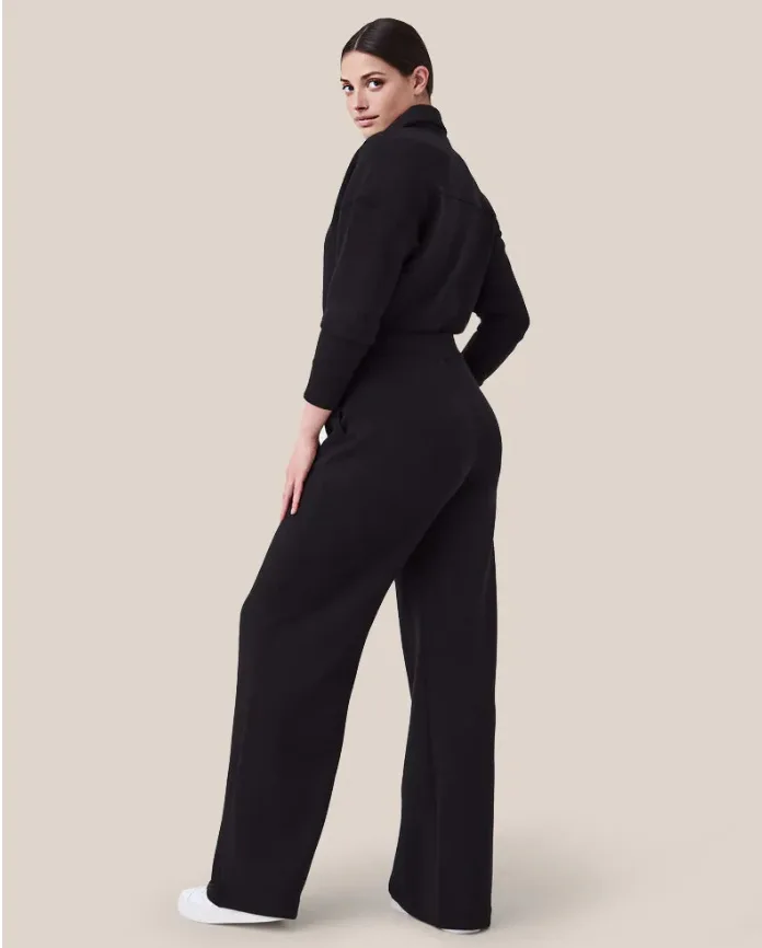 

Spring And Autumn Fashion Casual Sweater Two-piece Set Long Sleeve Solid Color Casual Set