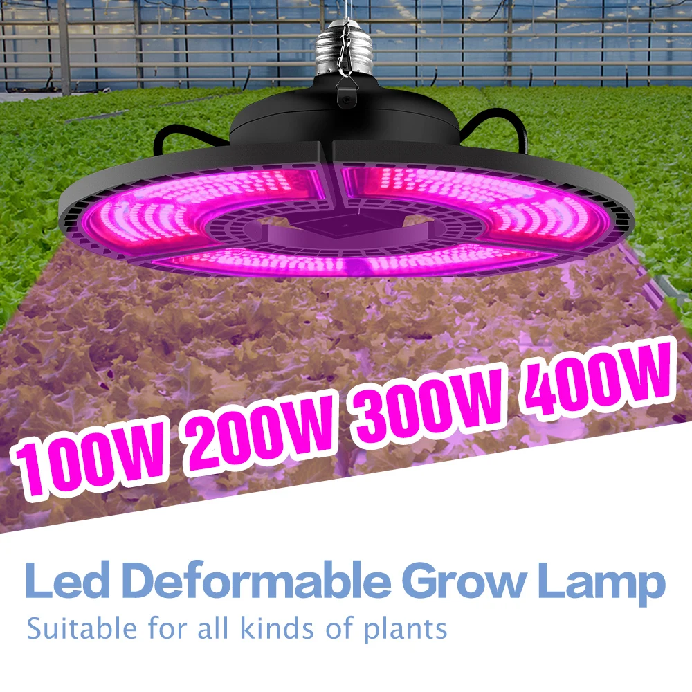 

E27 Led Grow Light 100W 200W 300W 400W Full Spectrum Bulb 220V Led Plants Light E26 Fitolampy 110V Hydroponics Led Phyto Lamp