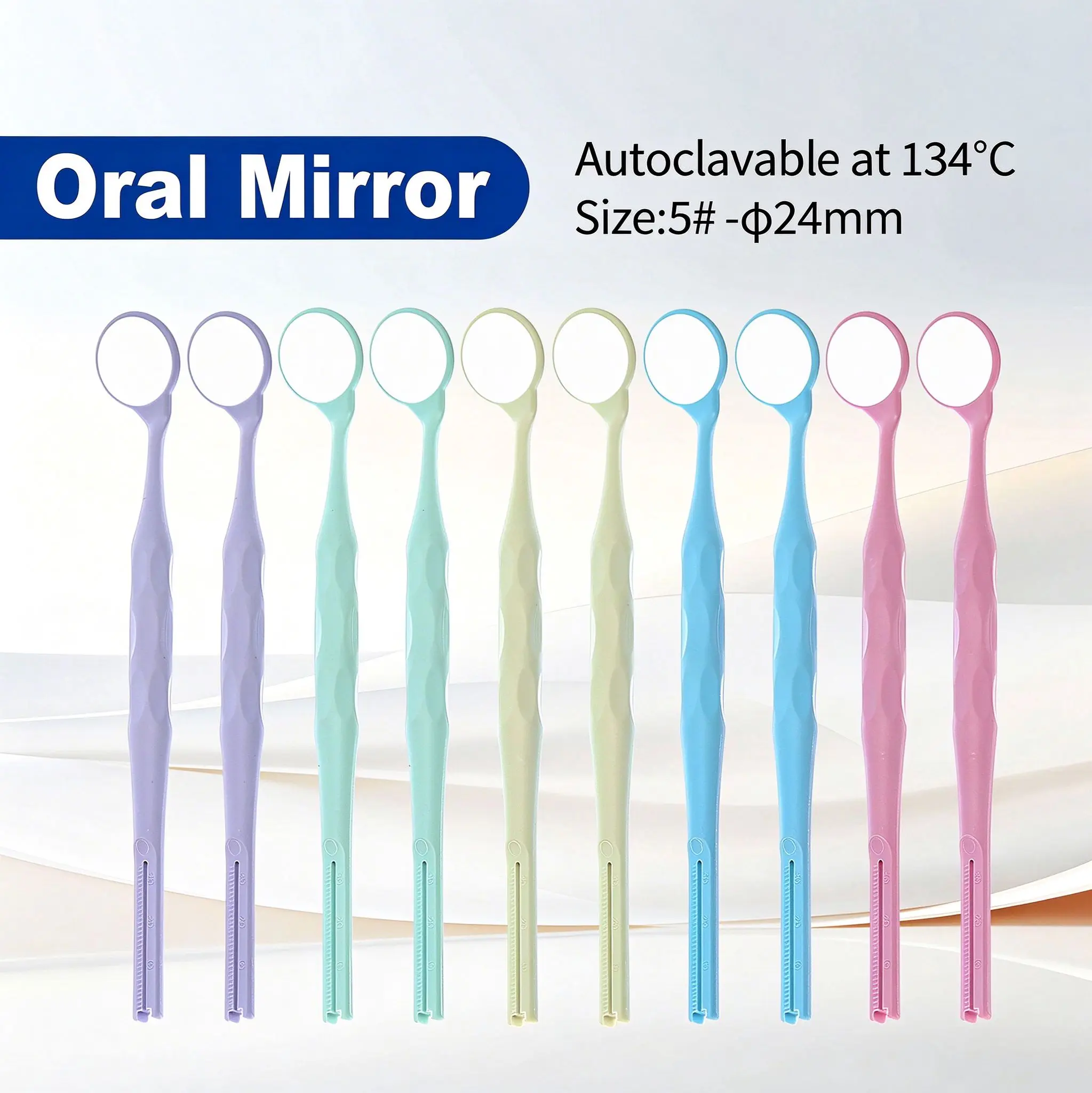 10Pcs/5Pcs Dental Mouth Mirror Premium Front Surface Exam Reflector Double Sided Oral Mirrors Dentist Instrument Tool