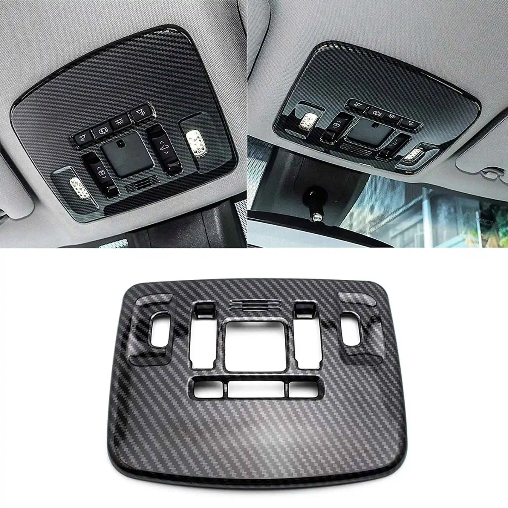 Front Dome Reading Light Roof Lamp Panoramic Moonroof Sunroof Cover Trim for Toyota Camry 2018-2021