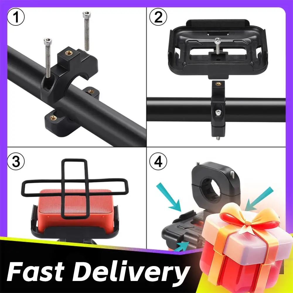 

Фиксированный портативный держатель для велосипеда (MTB/шоссейный), кронштейн для колонки, держатель для беспроводной колонки JBL GO 4/GO 3/GO 2 BT